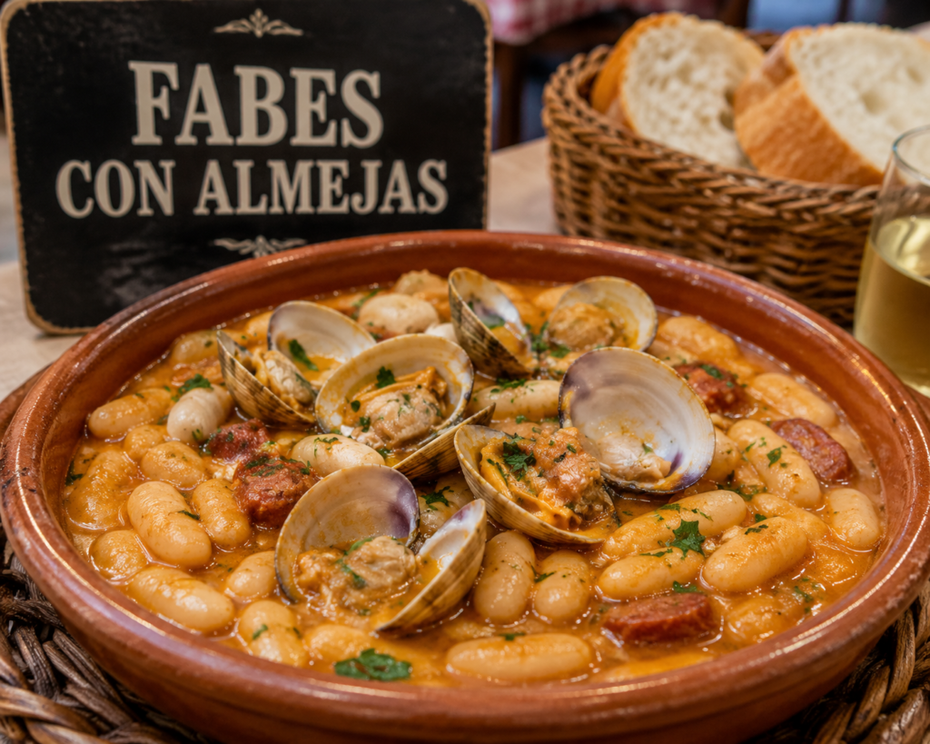 Fabes Con Almejas
