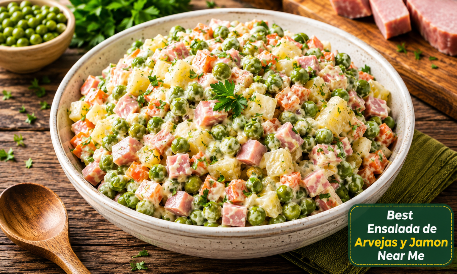 Best Ensalada de Arvejas y Jamon Near Me – Amazing Taste!