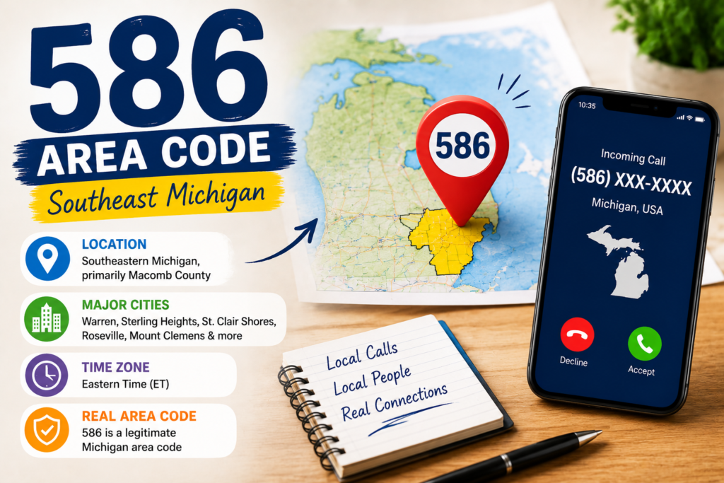 586 Area Code